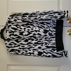 3/$18 - Vintage Animal Print Blouse